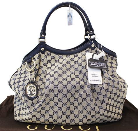 authentic Gucci canvas bag